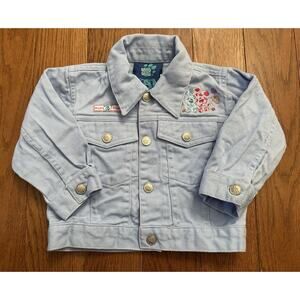 Vintage 2000 Blues Clues Blue Jean Jacket Boys Size 18‎ Months Embroidered